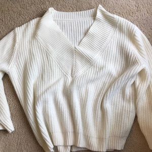 Off the shoulder sweater